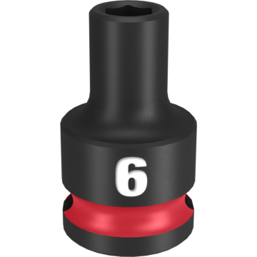 Milwaukee SHOCKWAVE™ Impact Duty 3/8" Drive 6MM Standard 6 Point Socket