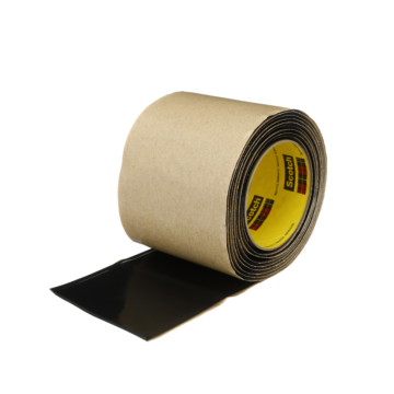3M Scotch Vinyl Mastic Roll 2210, 4 in x 10 ft, Black