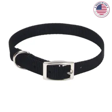 Coastal® 00301 BLK12 3/8 in × 12 in Collar Varies Dog Collar