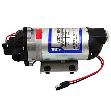 Shurflo 12V 2.1 GPM 100psi Electric Demand Diaphragm Pump with On-Off Switch, 3/8" Female NPT Ports