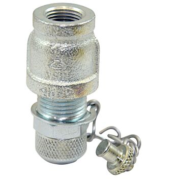 Lincoln Industrial 1/4 in 11 mm 0.965 in 6-Point Filter Socket Assembly