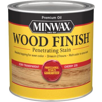 Minwax Wood Finish Penetrating Stain, Cherry, 1/2 Pt.
