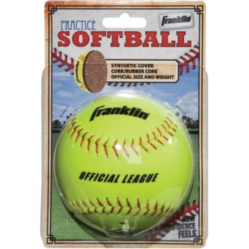 Franklin Synthetic Softball (Yellow)