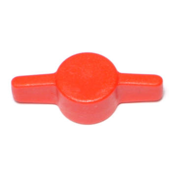 Tee Thumb Knob, 3/8 Red