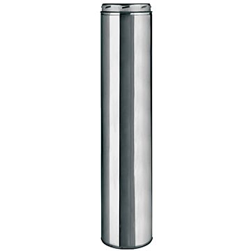 SELKIRK 206024 Chimney Pipe, 8 in OD, 24 in L, Stainless Steel