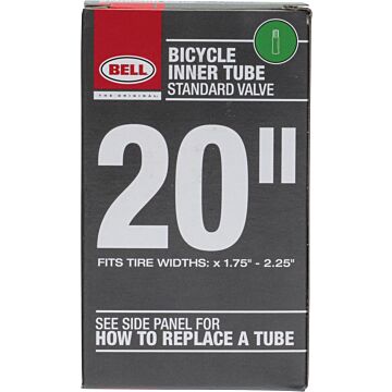 Bell Sports Standard Premium Quality Rubber Bicycle Tube - 20 in.