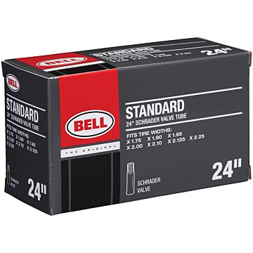 Bell Sports Standard Premium Quality Rubber Bicycle Tube - 24 in.