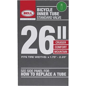 Bell Sports Standard Premium Quality Rubber Bicycle Tube - 26 in.