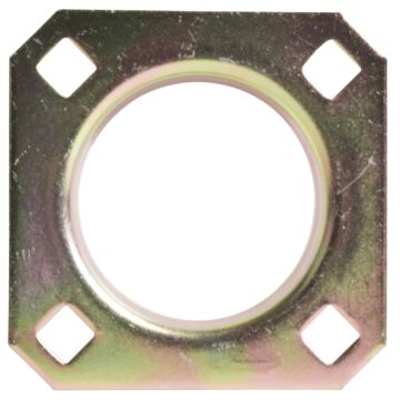Manitou Manufacturing 1-1/2 in 1-9/16 in 4-3/4 in Square Steel 4-Hole Flangette