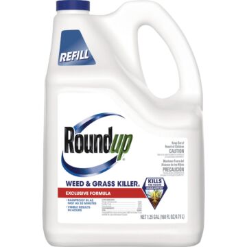 Roundup 1.25 Gal. Exclusive Formula Refill Weed & Grass Killer