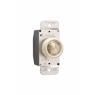 Pass & Seymour Rotary Fan Speed Control, Ivory