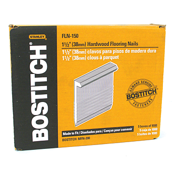 BOSTITCH Flooring Nails, L-Nail, 1-1/2-Inch, 1000-Pack