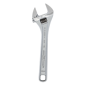 Channellock 10" Adj Wrench, Wide, Chrome