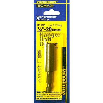 eazypower® 1/4 in Hex 1/4-20 Hanger Bolt Driver