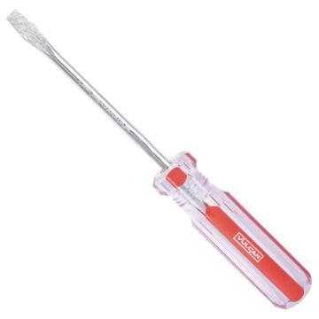 Vulcan SD-02 Screwdriver, 1/4 in Drive, Slotted Drive, 7-1/2 in OAL, 4 in L Shank, Plastic Handle