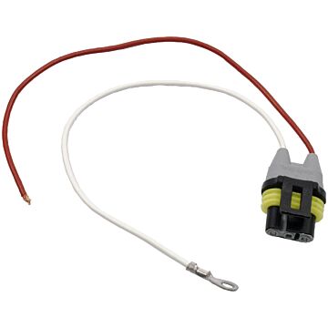 Peterson Molded 2-Wire Plug; Stripped Lead/Ring Terminal
