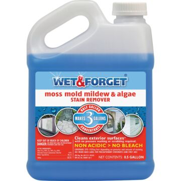 Wet & Forget 1/2 Gal. Liquid Concentrate Moss, Mold, Mildew, & Algae Stain Remover