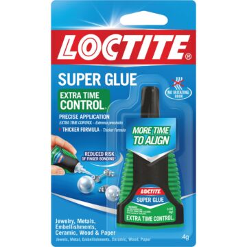 LOCTITE 0.14 Oz. Liquid Extra Time Control Super Glue