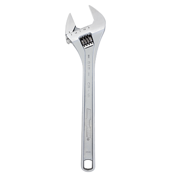 Channellock 18" Adj Wrench, Chrome