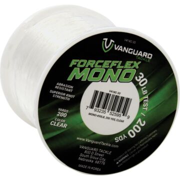 Vanguard 30 lb. Monofilament Fishing Line (Clear) 180 yd