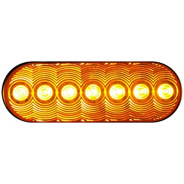 Peterson 16 V LED Amber Front & Rear Oval Turn Signal Light