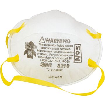 3M Particulate Respirator 8210, N95
