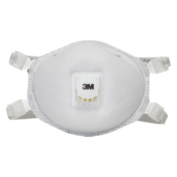 3M Particulate Respirator 8214, N95, with Faceseal and Nuisance Level Organic Vapor Relief 10pk