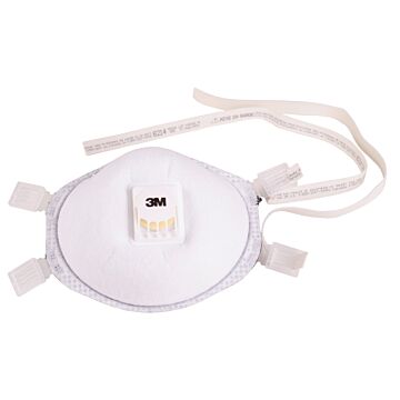 3M Particulate Respirator 8214, N95, with Faceseal and Nuisance Level Organic Vapor Relief 10pk
