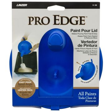 Linzer FL100 Pro Edge Paint Pour Lid, Plastic, Blue