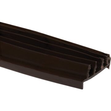 M-D Building Products 2 In. W. x 1 In. H. x 36 In. L. Vinyl Brown Door Bottom