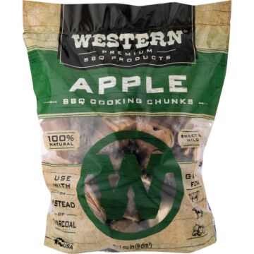Western Apple Wood Smoking Chunks - 6 lb