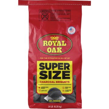 ROYAL OAK Super Size Charcoal Briquets - 14 lb