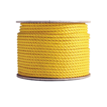 1/4 in 1200 ft Yellow Twisted Rope