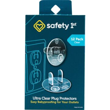 Safety 1st Ultra Clear Outlet Plugs (12-Pack)