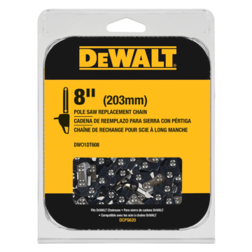 DEWALT 8" Replacement Chain 20V Dewalt Pole Saw