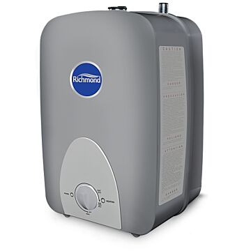 Richmond 6MT6-1 Mini-Tank Water Heater, 12 A, 120 V, 1440 W, 6 gal Tank, Floor, Wall Mounting