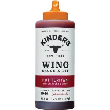 Kinder's Hot Teriyaki Wing Sauce - 15.5 oz