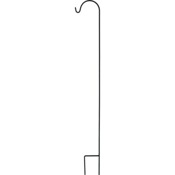 Urban Garden Square Steel Shepherd Hook (Matte Black) 90 in.