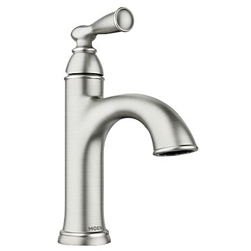 Moen Spot Resist One-Handle High Arc Bathroom Faucet (Brushed Nickel)