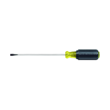 Klein Tools 3/16-Inch Cabinet Screwdriver, 6-Inch Round Shank