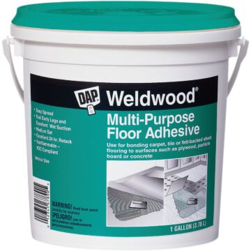 DAP Weldwood Multi-Purpose Floor Adhesive, 1 Gal. 