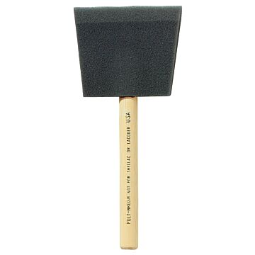 ProSource Foam Brush 3 in. Wood Handle