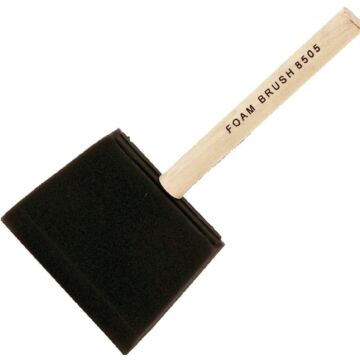 ProSource Foam Brush 4 in. Wood Handle