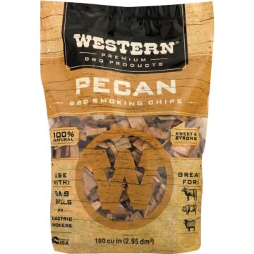 Western Pecan Wood Smoking Chips - 2 lb