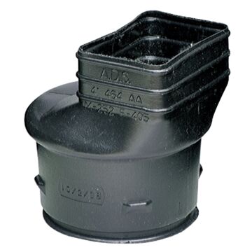 Advanced Drainage Systems 2 In. X 3 In. X 4 In. Polyethylene Corrugated to Downspout Barb X Female Adapter