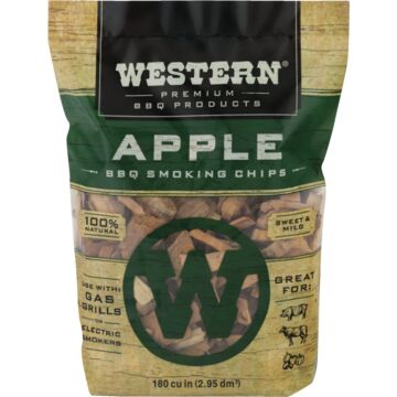 Western Apple Wood Smoking Chips - 2 lb