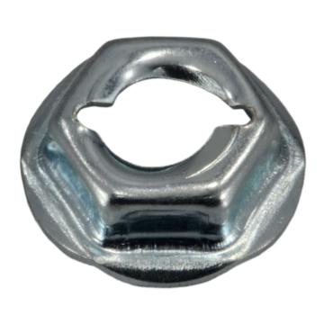 Hex Fl TC Nut Zn, 1/4 x 19/32