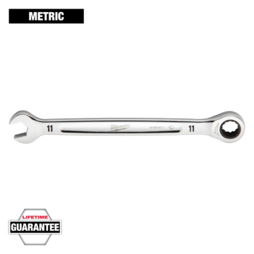 Milwaukee 11mm Metric Ratcheting Combination Wrench