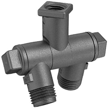 TeeJet 1/4" Female NPT Double Swivel Nozzle Body