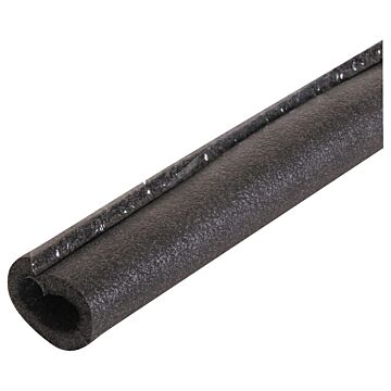 Tundra PC12158TW Pipe Insulation, 6 ft L, Polyolefin, Charcoal, 1-1/2 in Copper, 1-1/4 in IPS PVC, 1-5/8 in Tubing Pipe